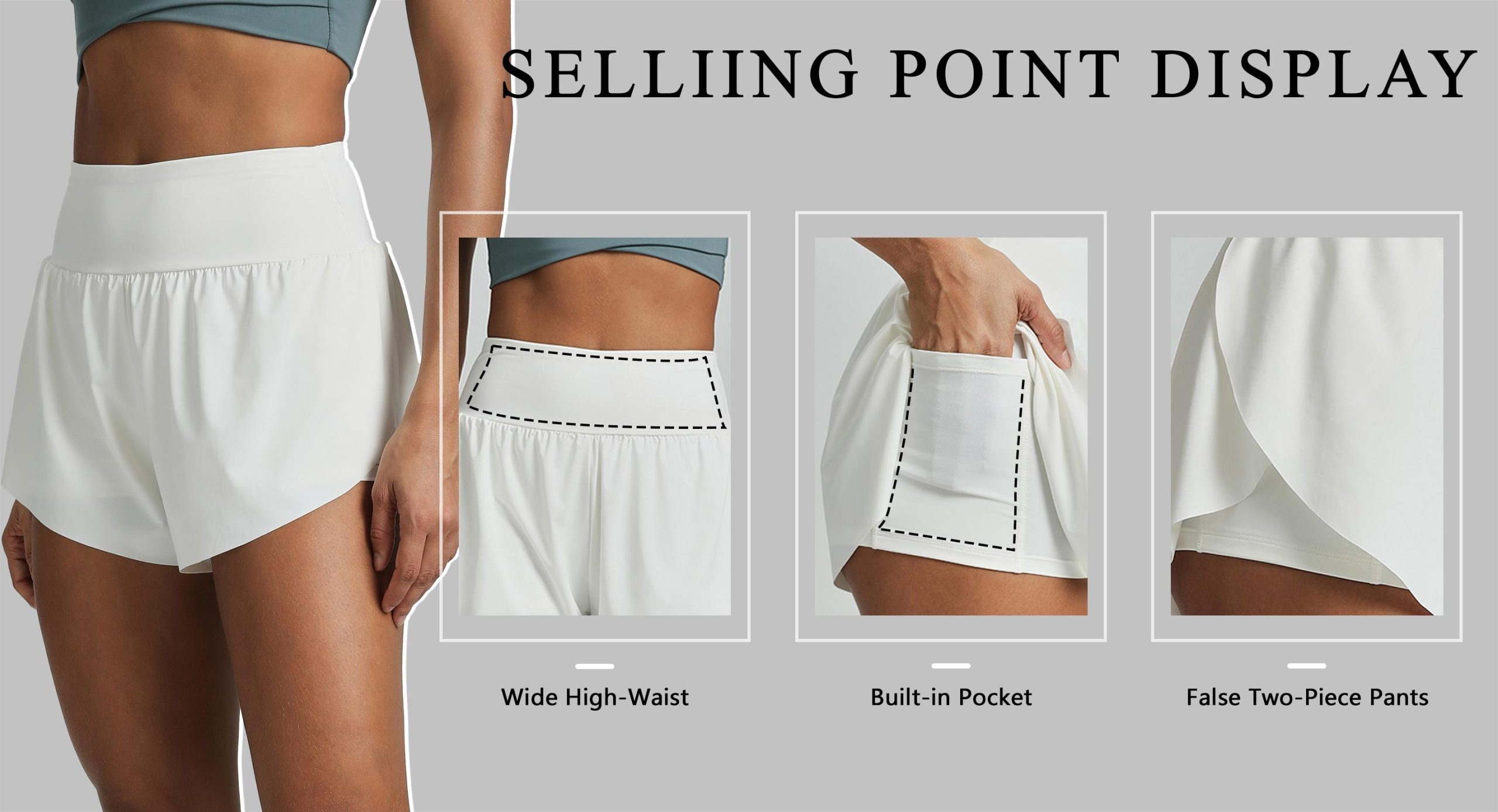 iVery High Waist Quick-Drying Yoga Shorts for Women - Image 13