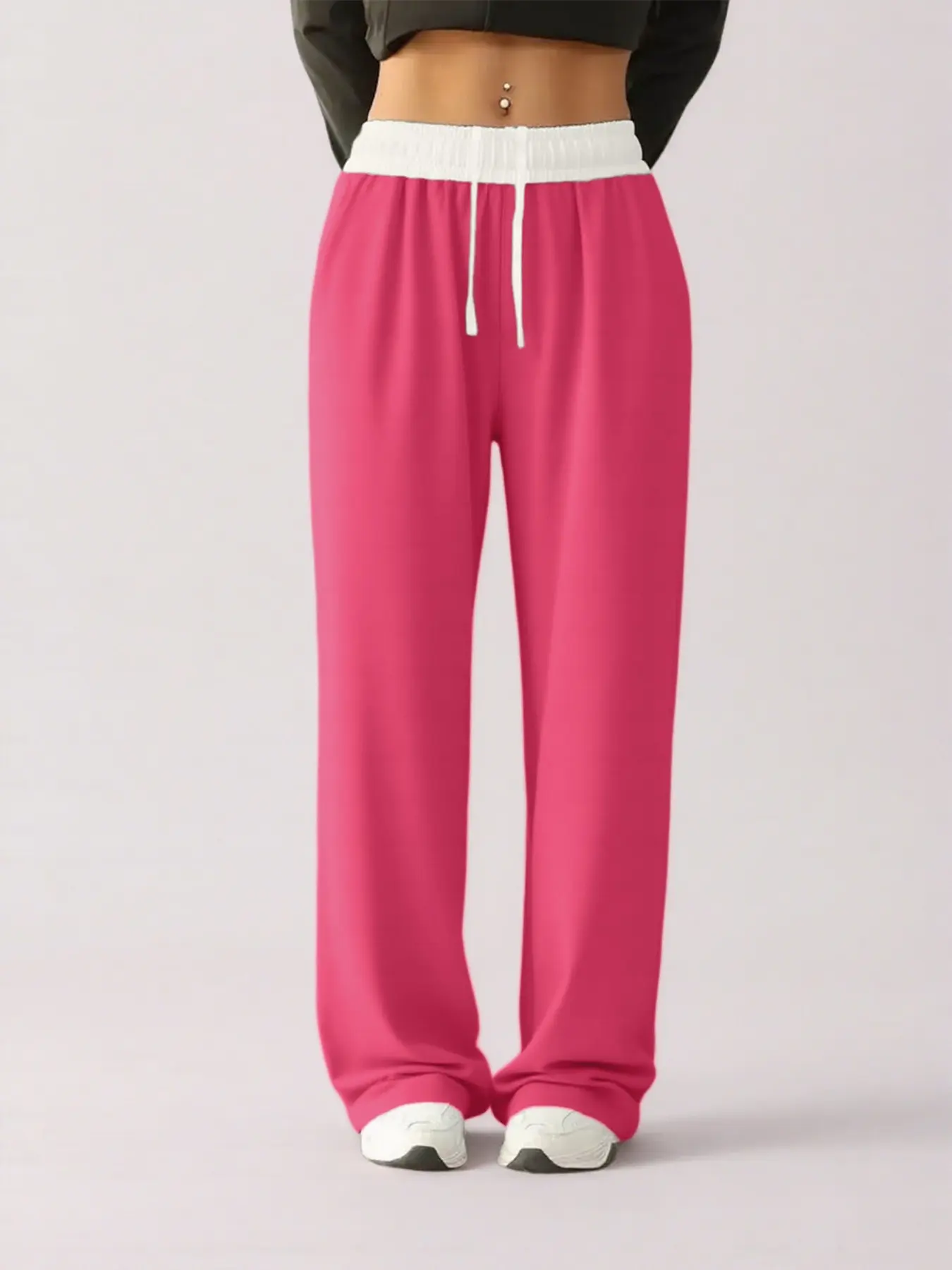 Women's High-Waist Colorblock Sweatpants - Image 5