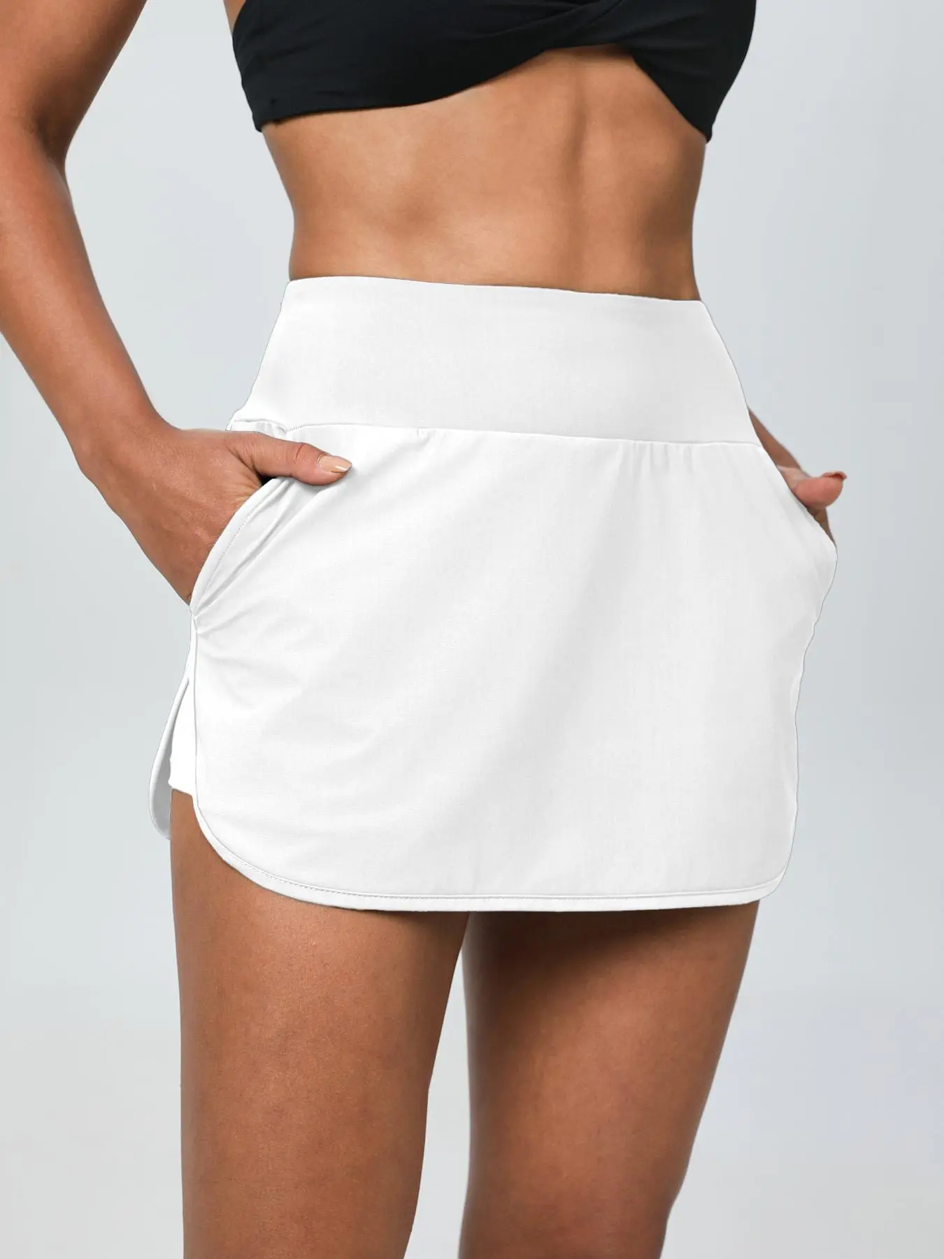 Women's High-Waisted Quick-Dry Tennis Skort for Summer Sports - Image 8