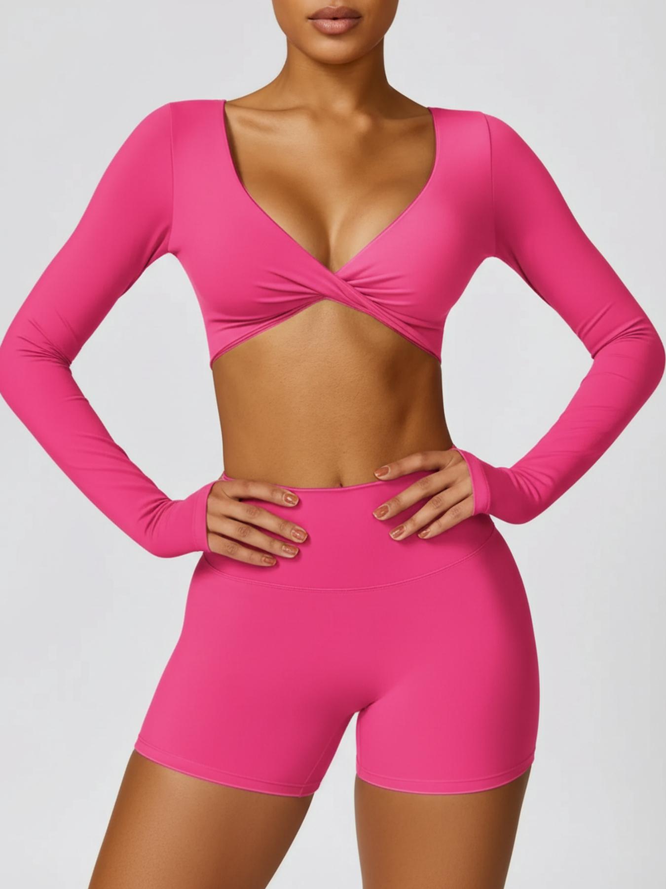 Women's Long Sleeve Yoga Top - Image 17