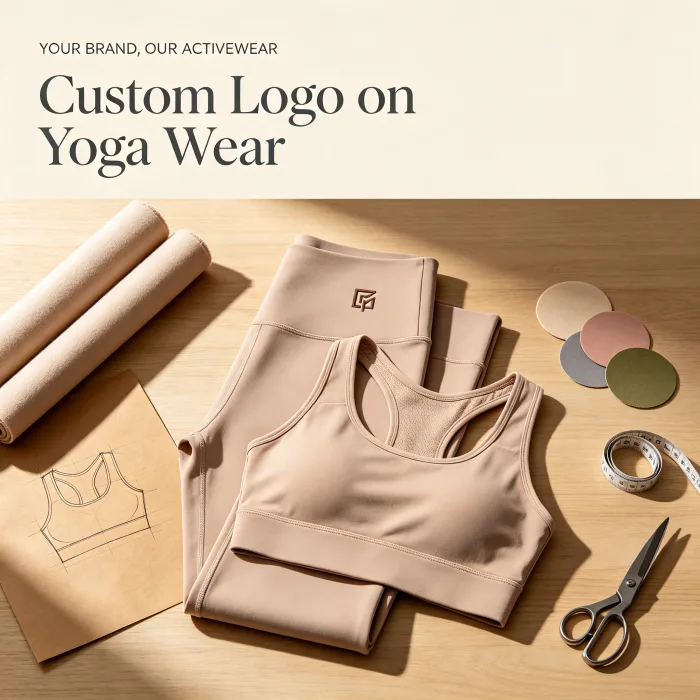 Custom Logo option for activewear
