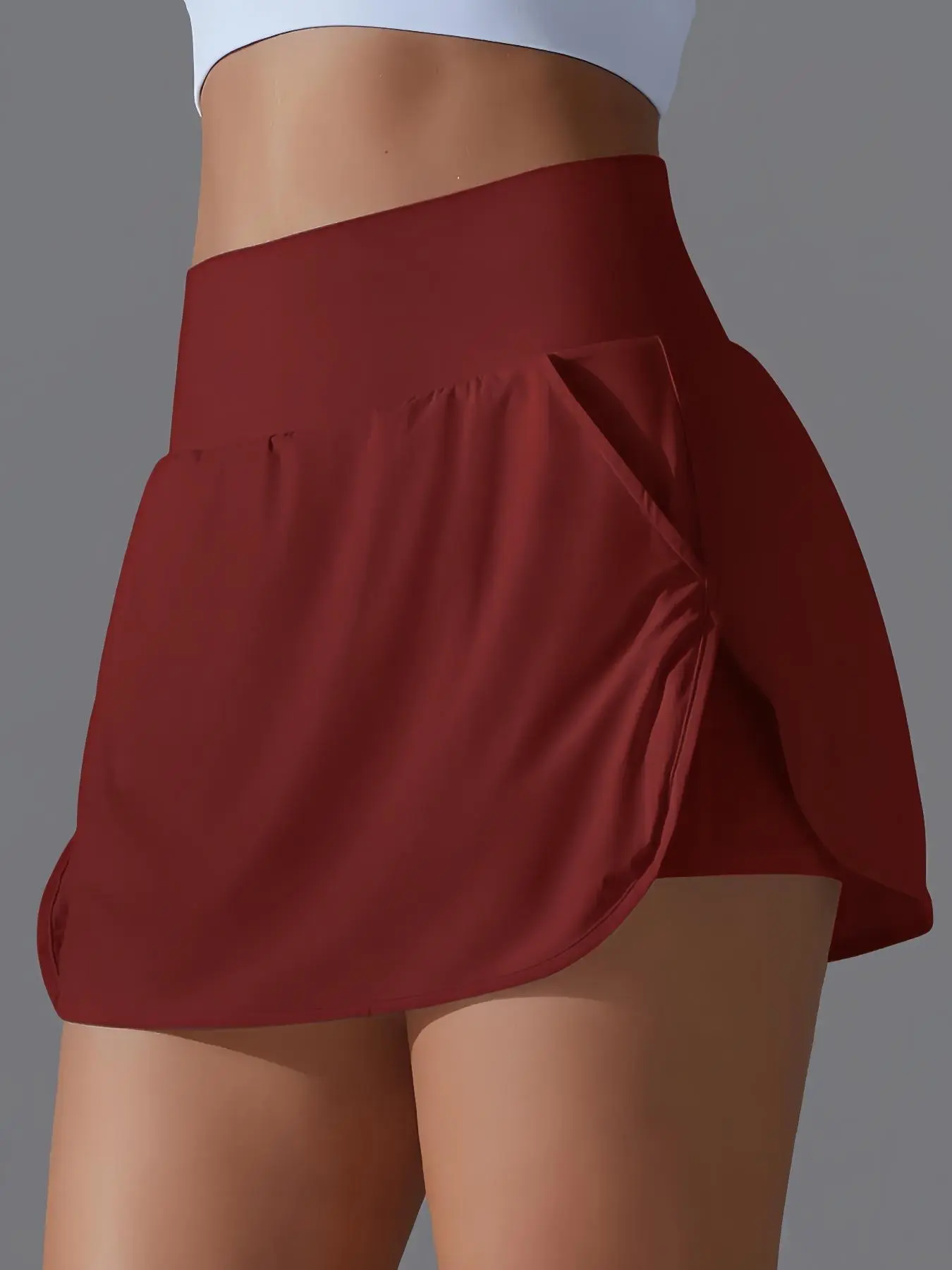 Women's High-Waisted Quick-Dry Tennis Skort for Summer Sports - Image 5