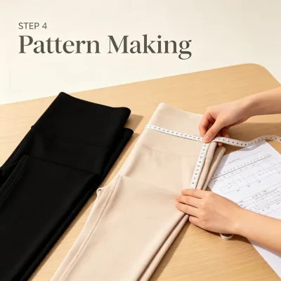 Counter sample sewn