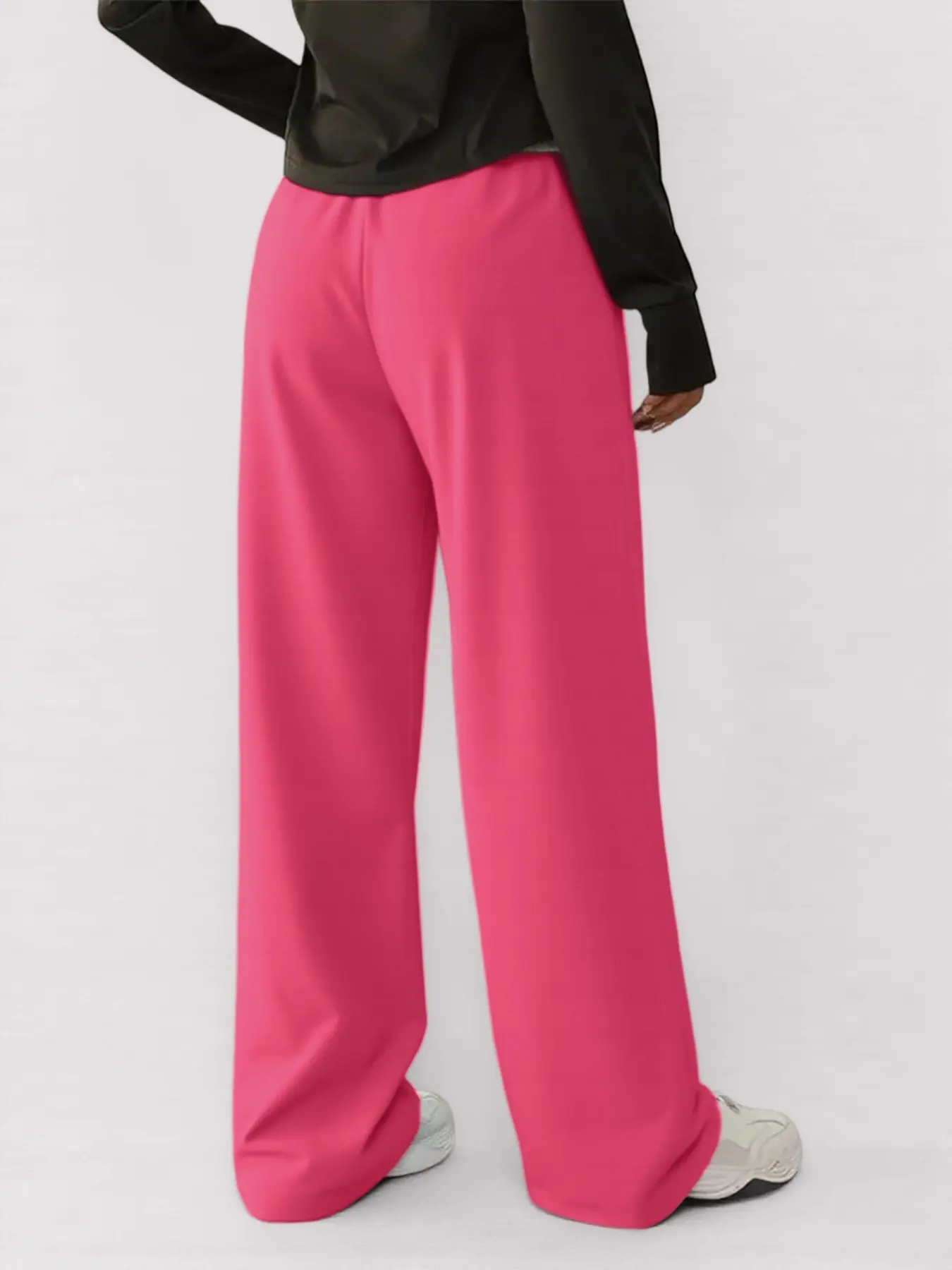 Women's Colorblock High-Waisted Sweatpants - Image 9