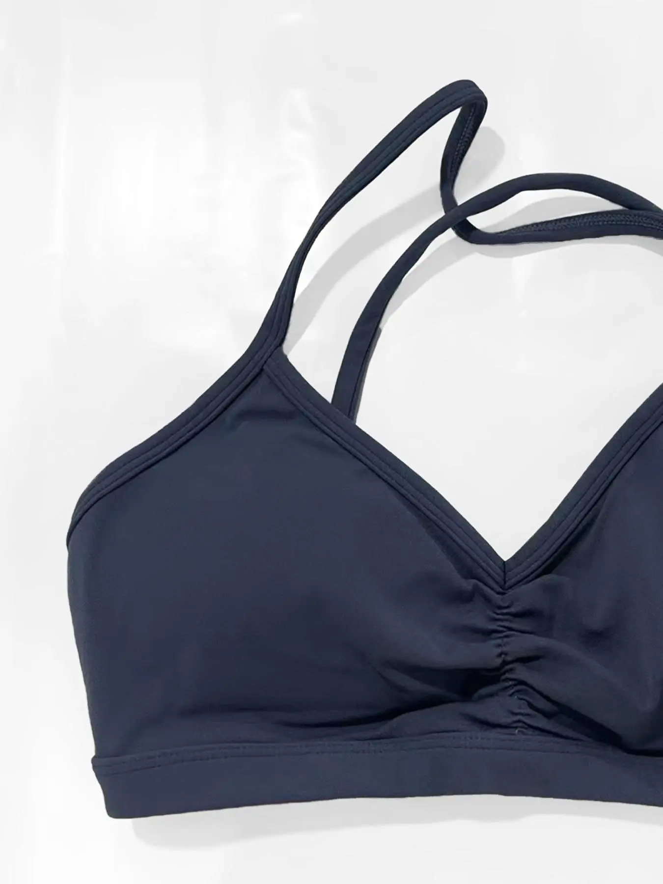 Women's Breathable Sports & Yoga Bra in Navy Blue - Image 6