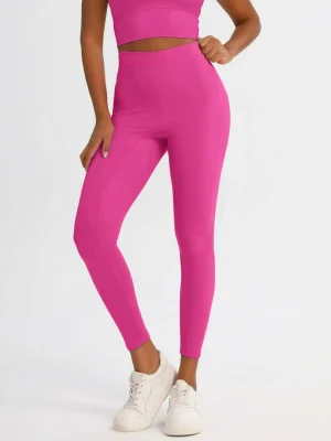 Women's High-Waisted Butt-Lifting Yoga Pants with Elastic Fabric