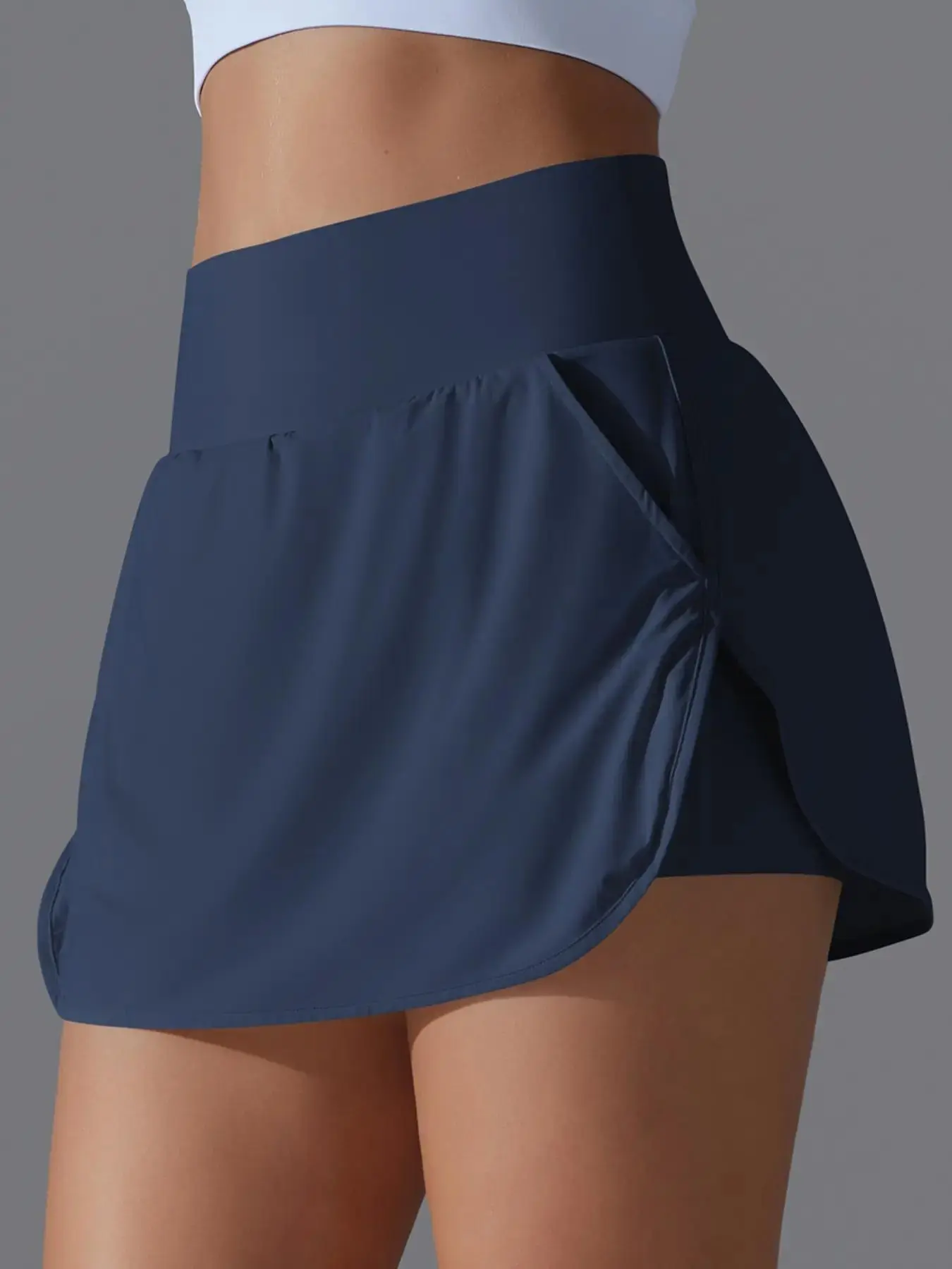 Women's High-Waisted Quick-Dry Tennis Skort for Summer Sports - Image 2