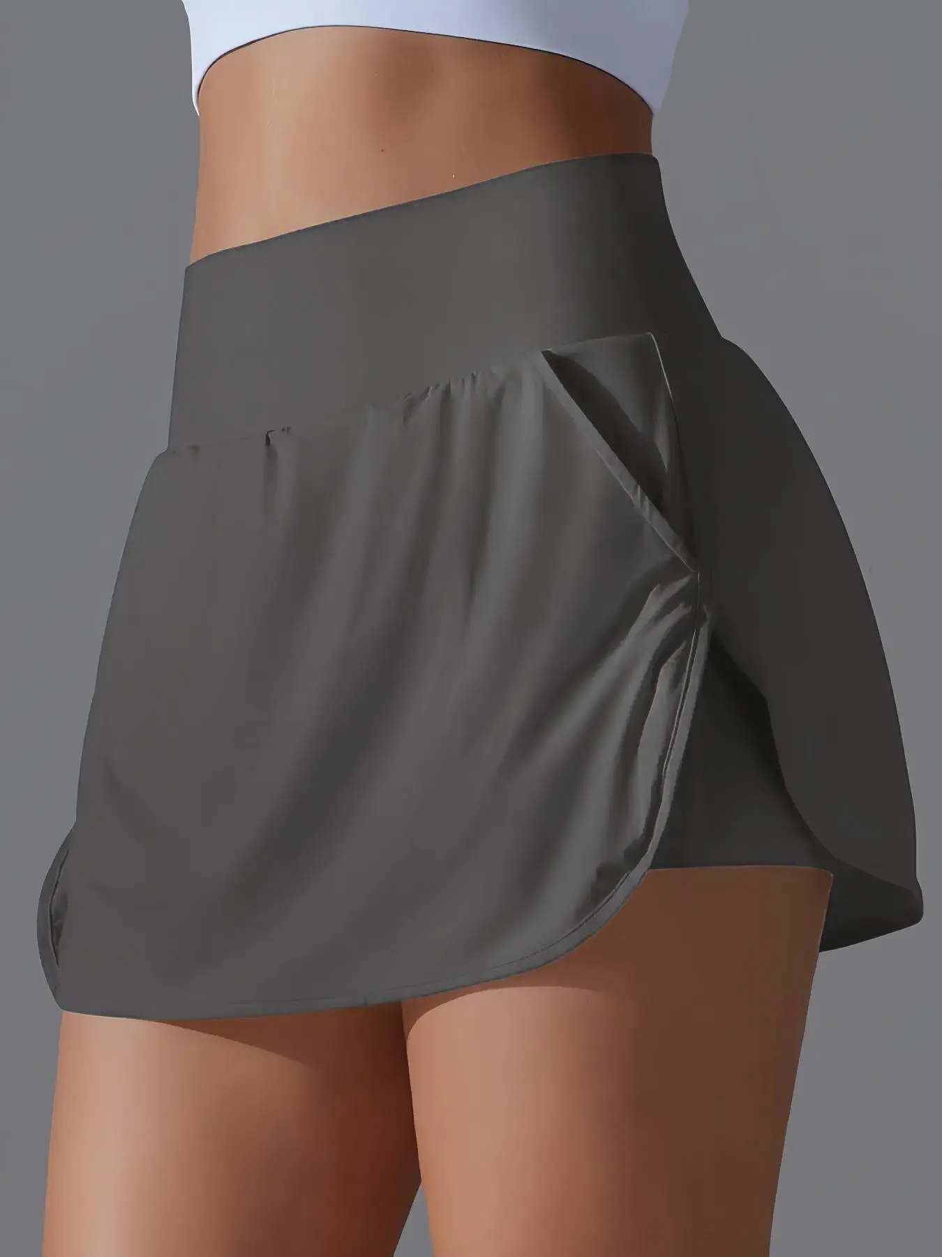 Women's High-Waisted Quick-Dry Tennis Skort for Summer Sports - Image 6