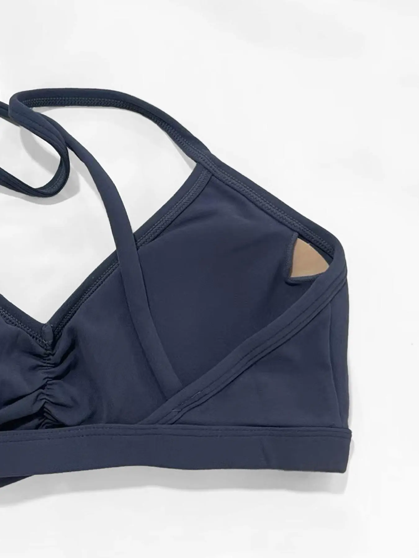 Women's Breathable Sports & Yoga Bra in Navy Blue - Image 7