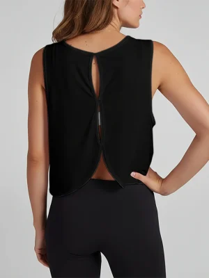 Women's Cut Out Back Sports Tank Top Vest