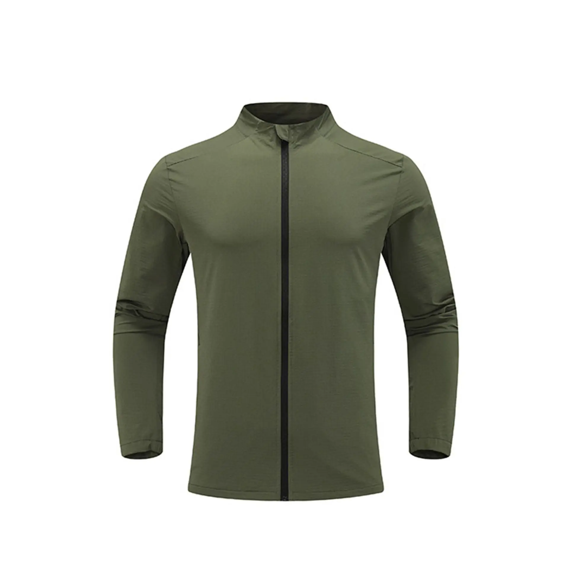 Arrival Gym Fitness Wear Causal Sports Coat For Men Windproof 88%nylon 12%spandex Outdoor Zip Up Winter Men - Image 9
