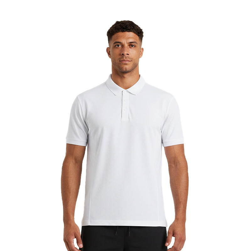 Men's Moisture Wicking Quick Dry Breathable Stretch Lightweight Loose Fit Soft Short Sleeve Gym Training Active Polo Shirt - Image 8