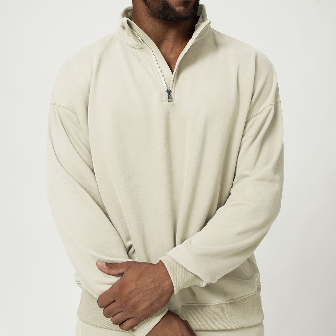 Hot Sports Quick Dry Half Zip Men's Long Sleeve Running Shirt Breathable Crew Neck Long Sleeve Jersey Gym Fitness Long Sleeve