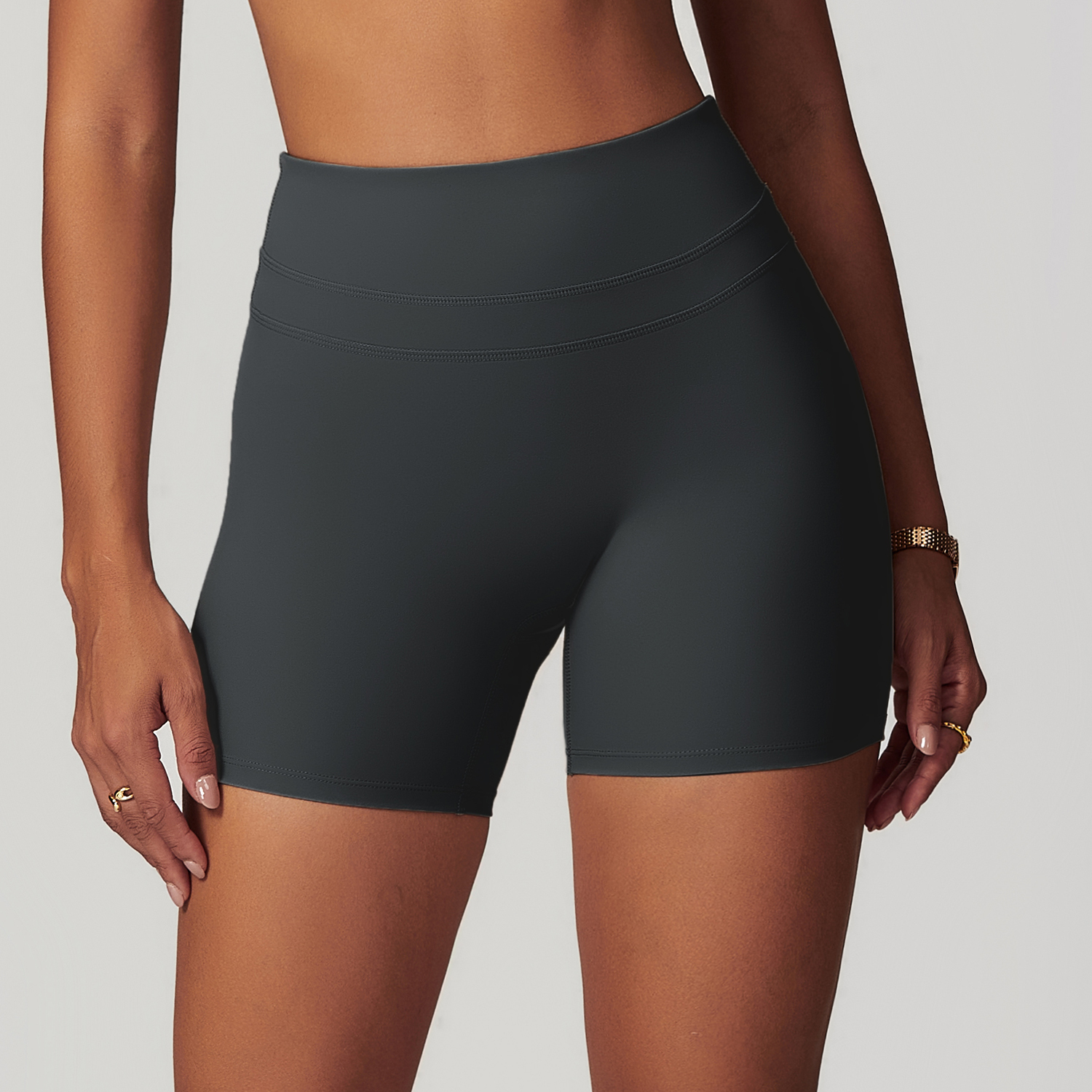 Oem New Activewear Women Gym Suit Detachable Chest Pads Bra Short Sleeve Shirts High Waist Leggings Fitness Sets For Ladies - Image 20