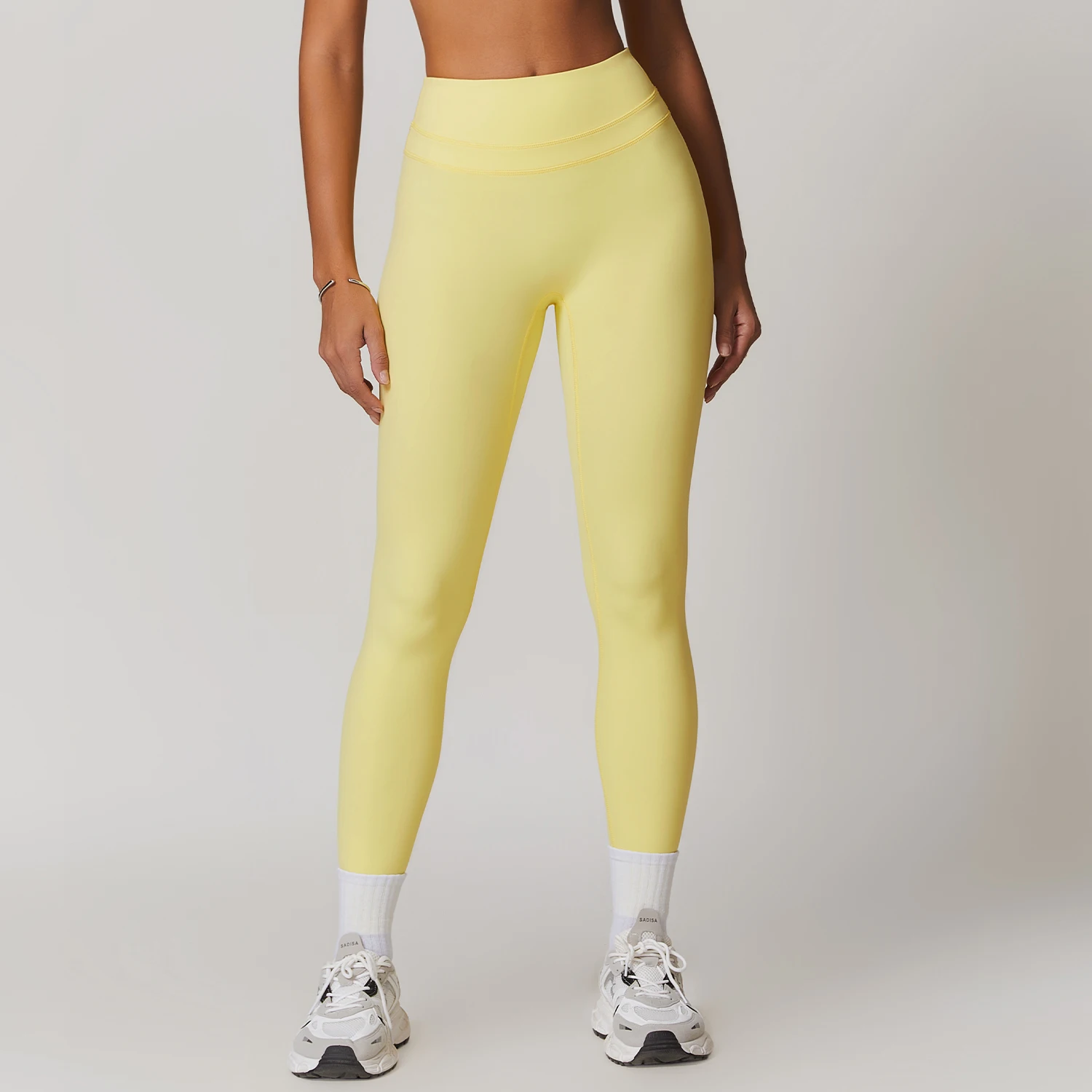 Oem New Activewear Women Gym Suit Detachable Chest Pads Bra Short Sleeve Shirts High Waist Leggings Fitness Sets For Ladies - Image 26