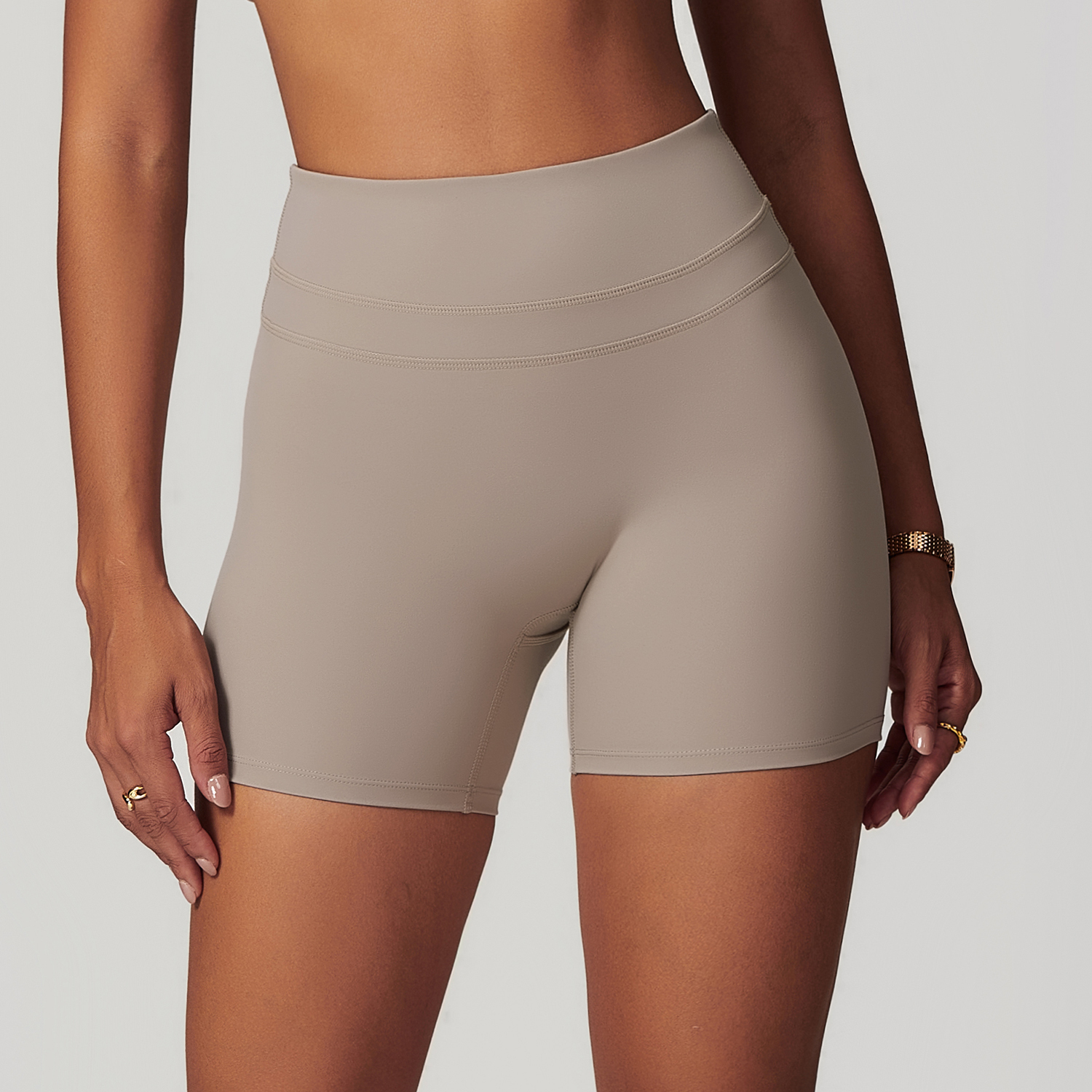 Oem New Activewear Women Gym Suit Detachable Chest Pads Bra Short Sleeve Shirts High Waist Leggings Fitness Sets For Ladies - Image 22