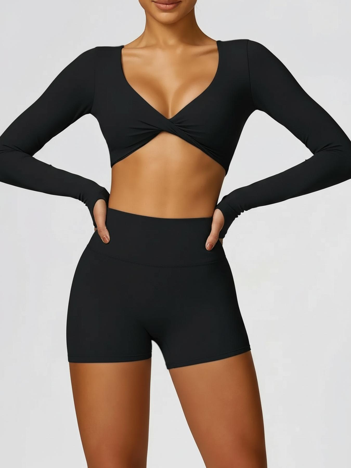 Women's Long Sleeve Yoga Top - Image 16