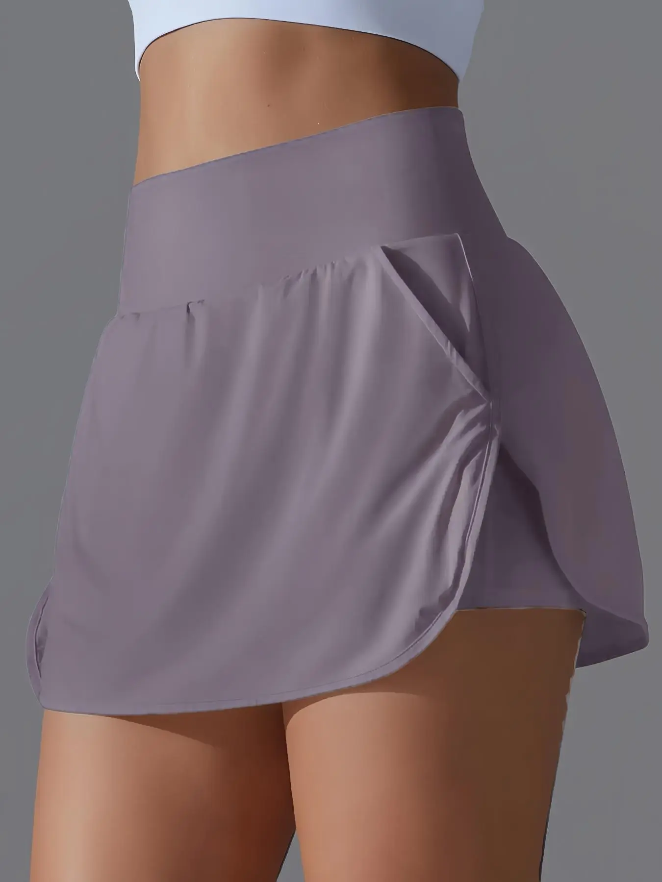 Women's High-Waisted Quick-Dry Tennis Skort for Summer Sports - Image 4