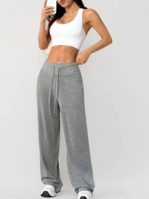 IVery Women's High-Waisted Loose-Fit Casual Pants
