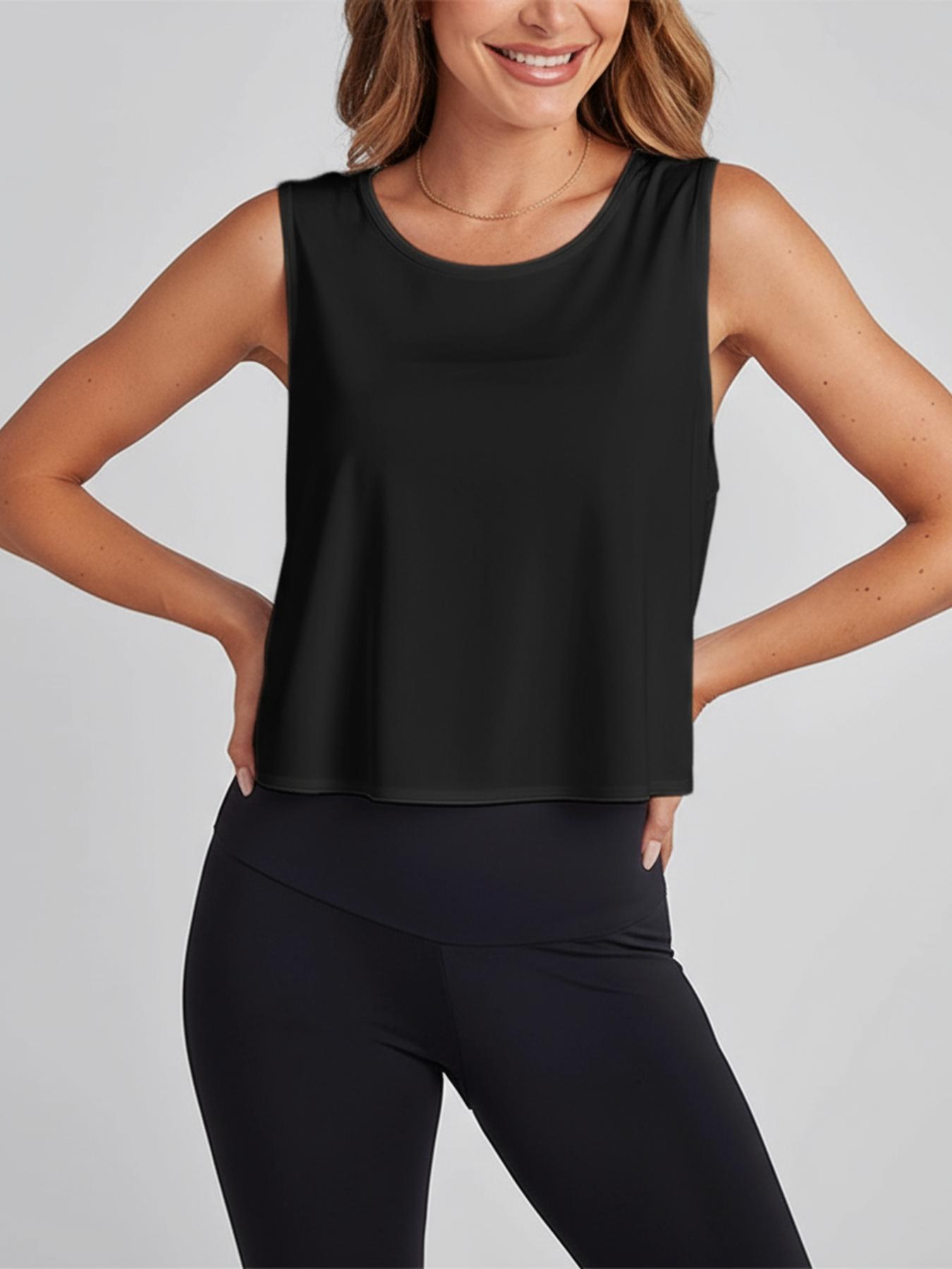 Women's Cut Out Back Sports Tank Top Vest - Image 11