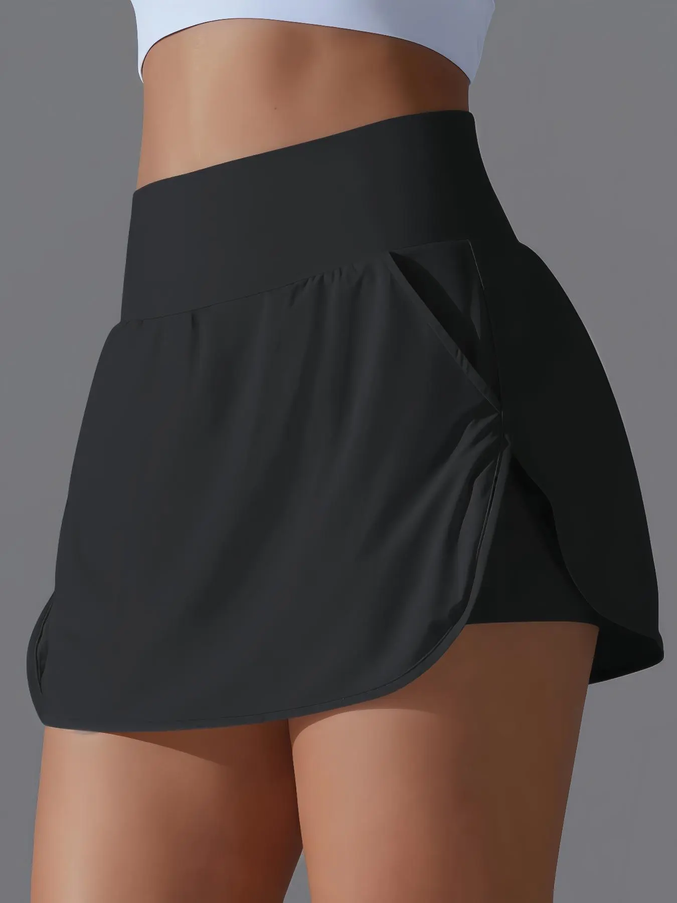Women's High-Waisted Quick-Dry Tennis Skort for Summer Sports - Image 7
