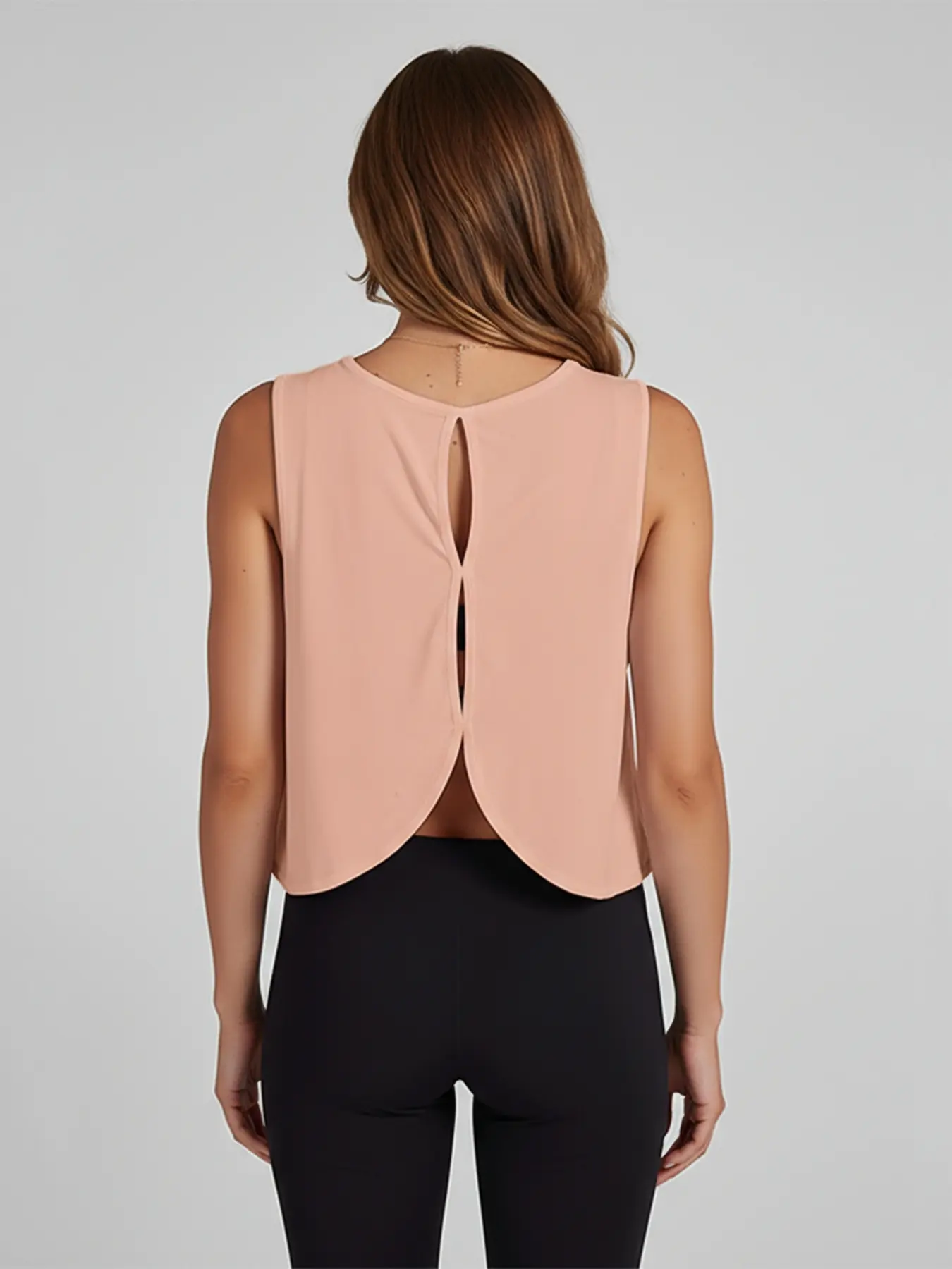 Women's Cut Out Back Sports Tank Top Vest - Image 5