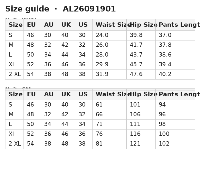 Size guide — Loose Sport Trousers Quick Dry High Elastic Outdoor Jogger Casual Running Fitness Trousers Jogger Pants For Men