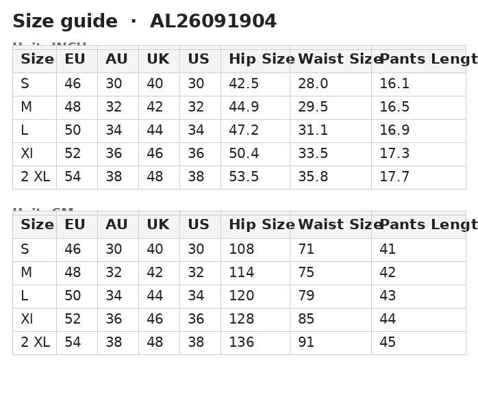 Size guide — Comfort Quick Dry Breathable Lightweight Stretch Drawstring Loose Fit 2-in-1 Shorts With Built-in Liner Side Slits For Men