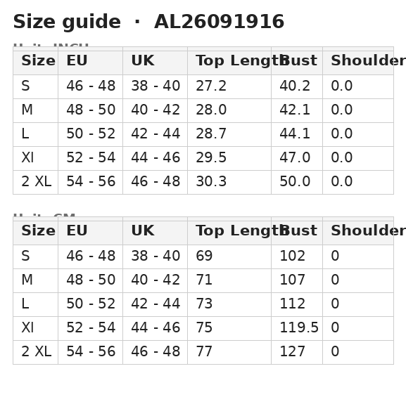 Size guide — 2026 Casual Athletic Clothes Quick Dry Workout Running Tshirt Long Sleeve Gym Fitness Shirt Hooded Pullover Sports Tops For Men