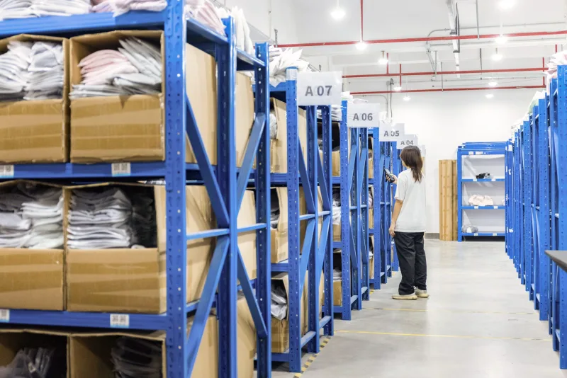 Warehouse and dispatch at IVERYAPPAREL