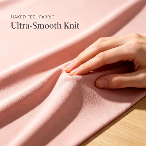 Fabric hand-feel — the swatch in your hand