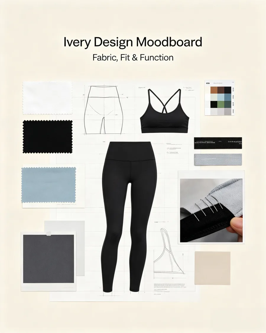 Flared leggings pattern and fit description