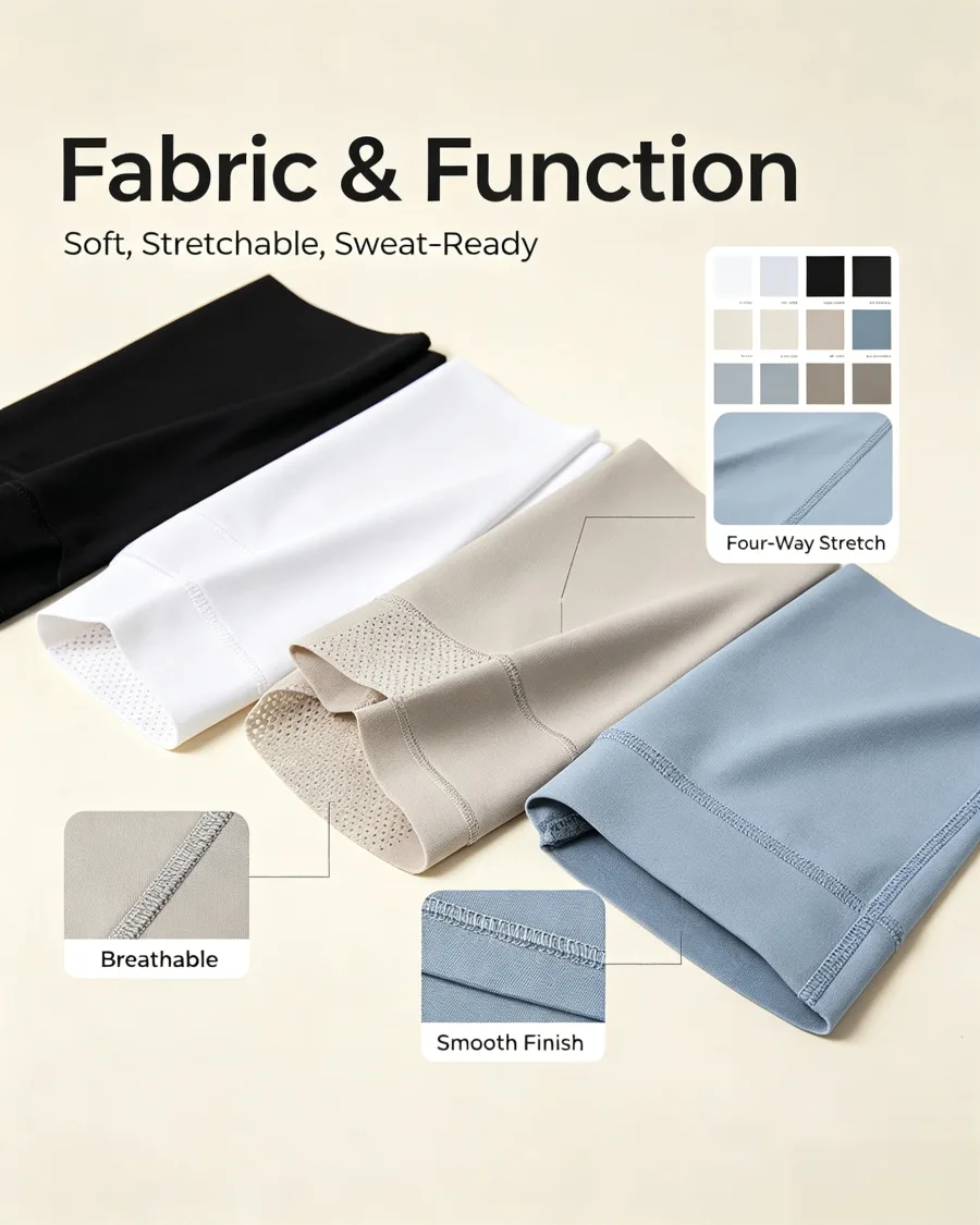 Flared leggings pattern and fit description