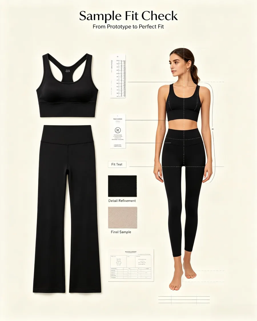 Flared leggings pattern and fit description