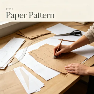 Paper pattern drafting